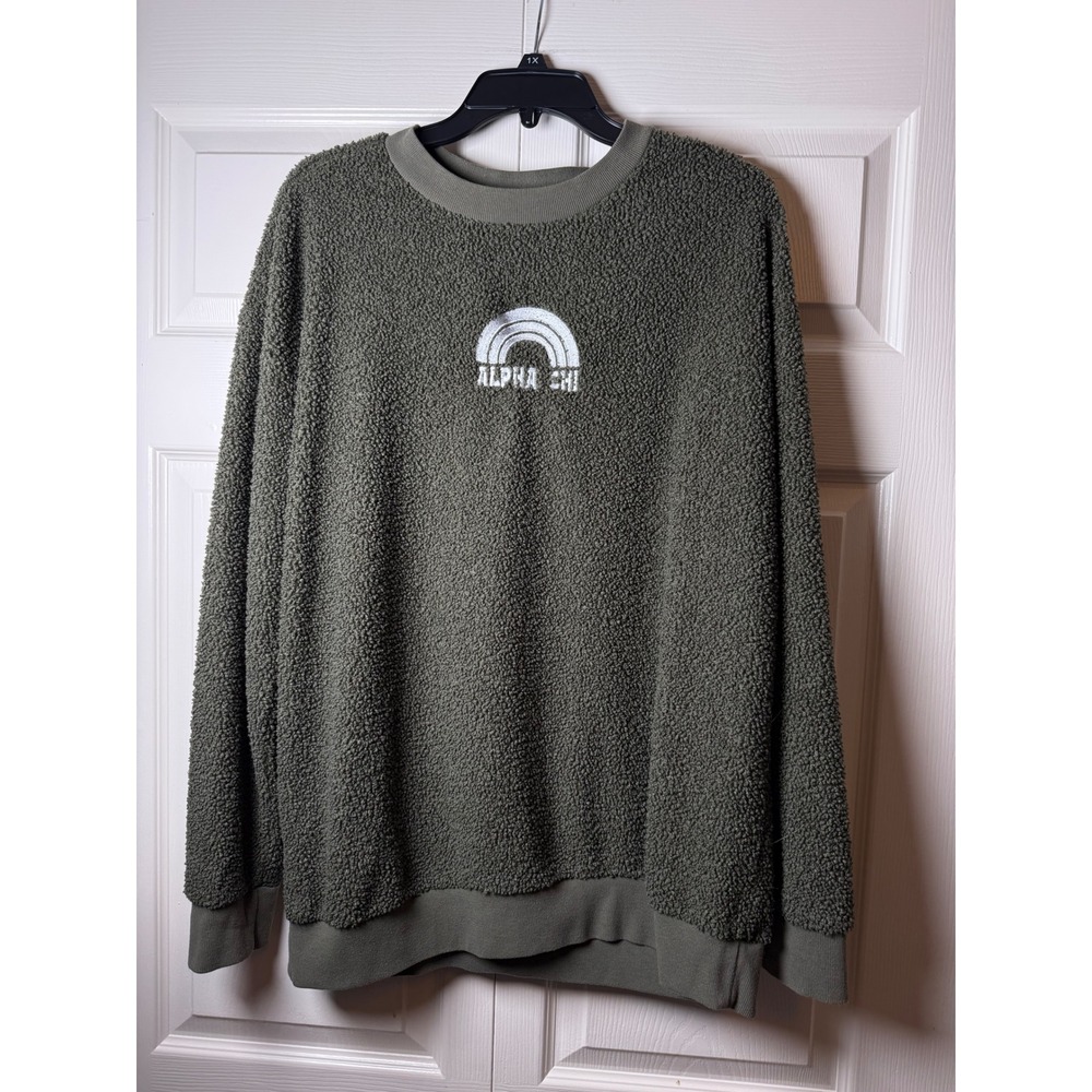 Charles River‎ Apparel Women's Alpha Chi Sorority Pullover Sweatshirt Size Large